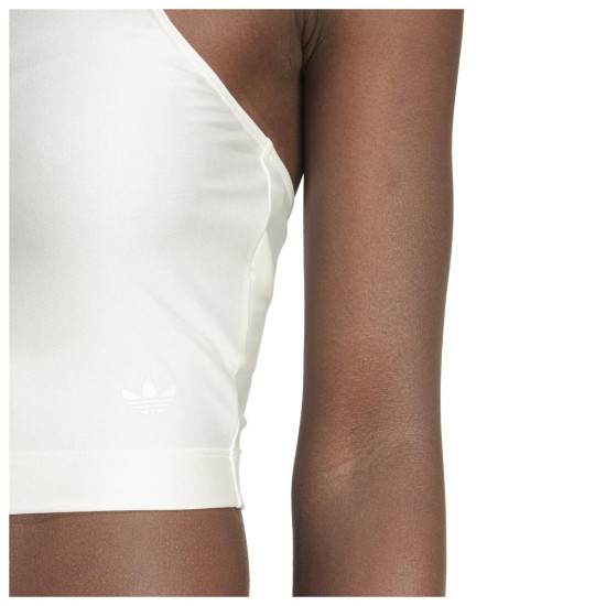 Adidas Γυναικεία αμάνικη μπλούζα Fashion Cut-Out Spandex Crop Top